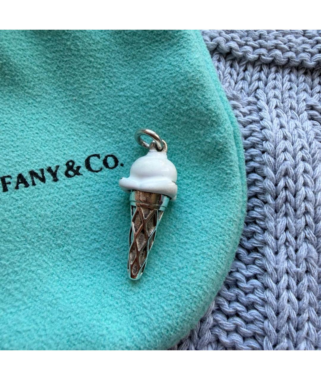 TIFFANY&CO Серебрянный серебряный кулон, фото 4