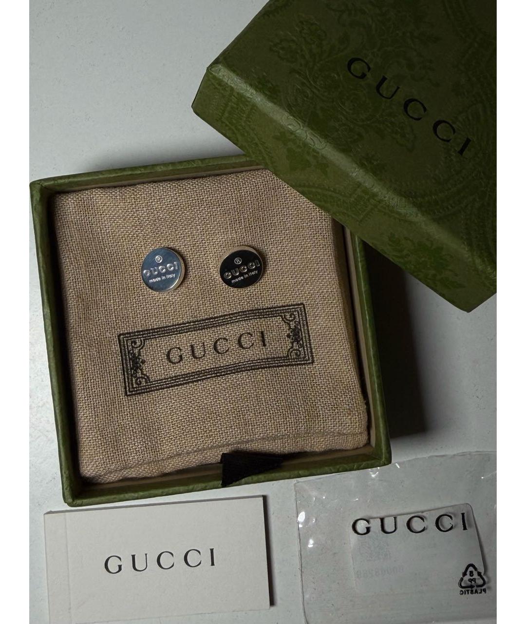 GUCCI Серебряные серебряные серьги, фото 4