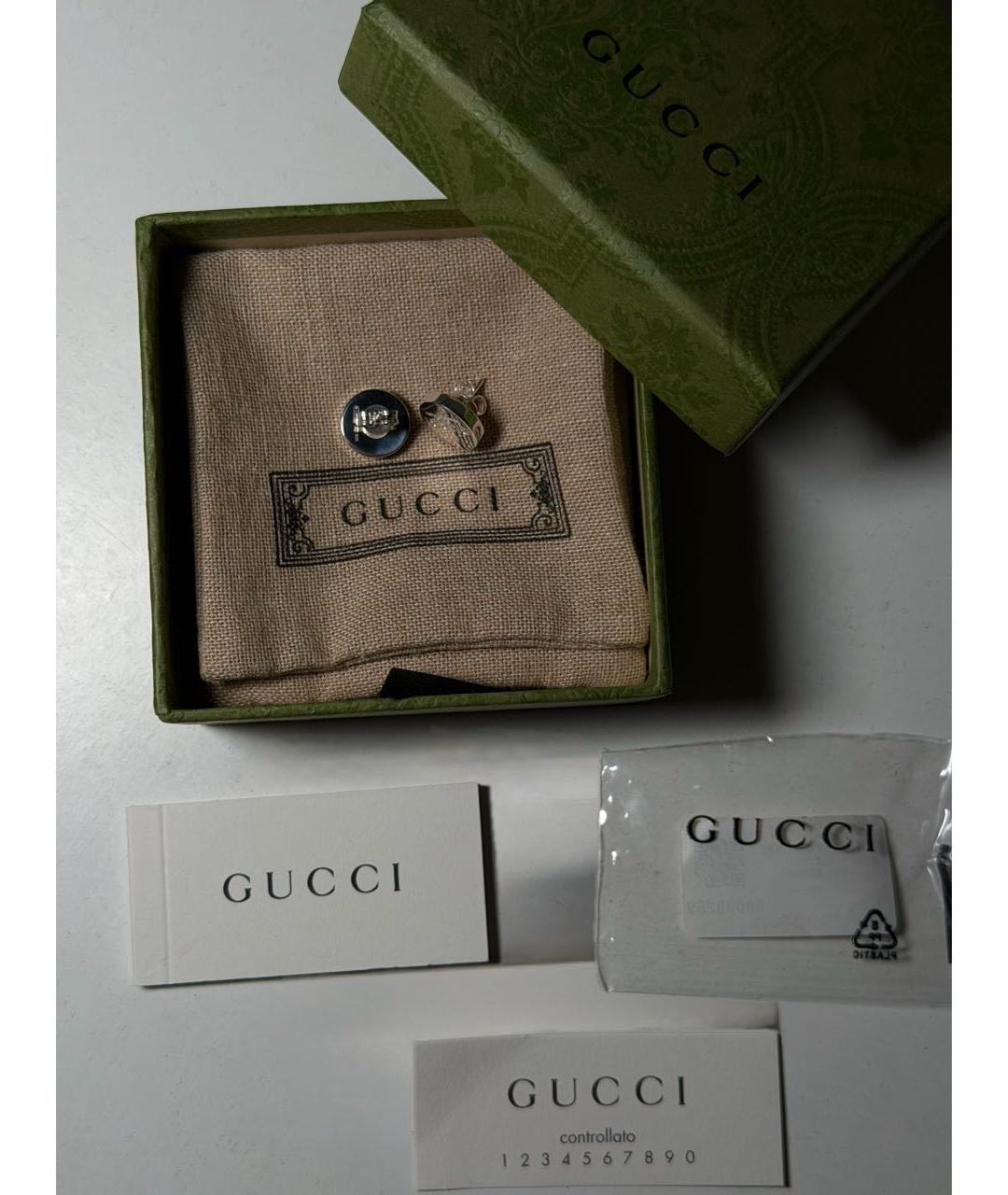 GUCCI Серебряные серебряные серьги, фото 2