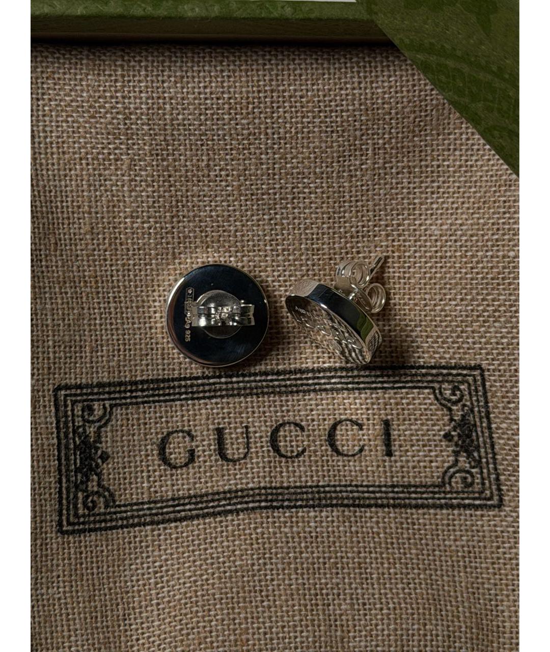 GUCCI Серебряные серебряные серьги, фото 3