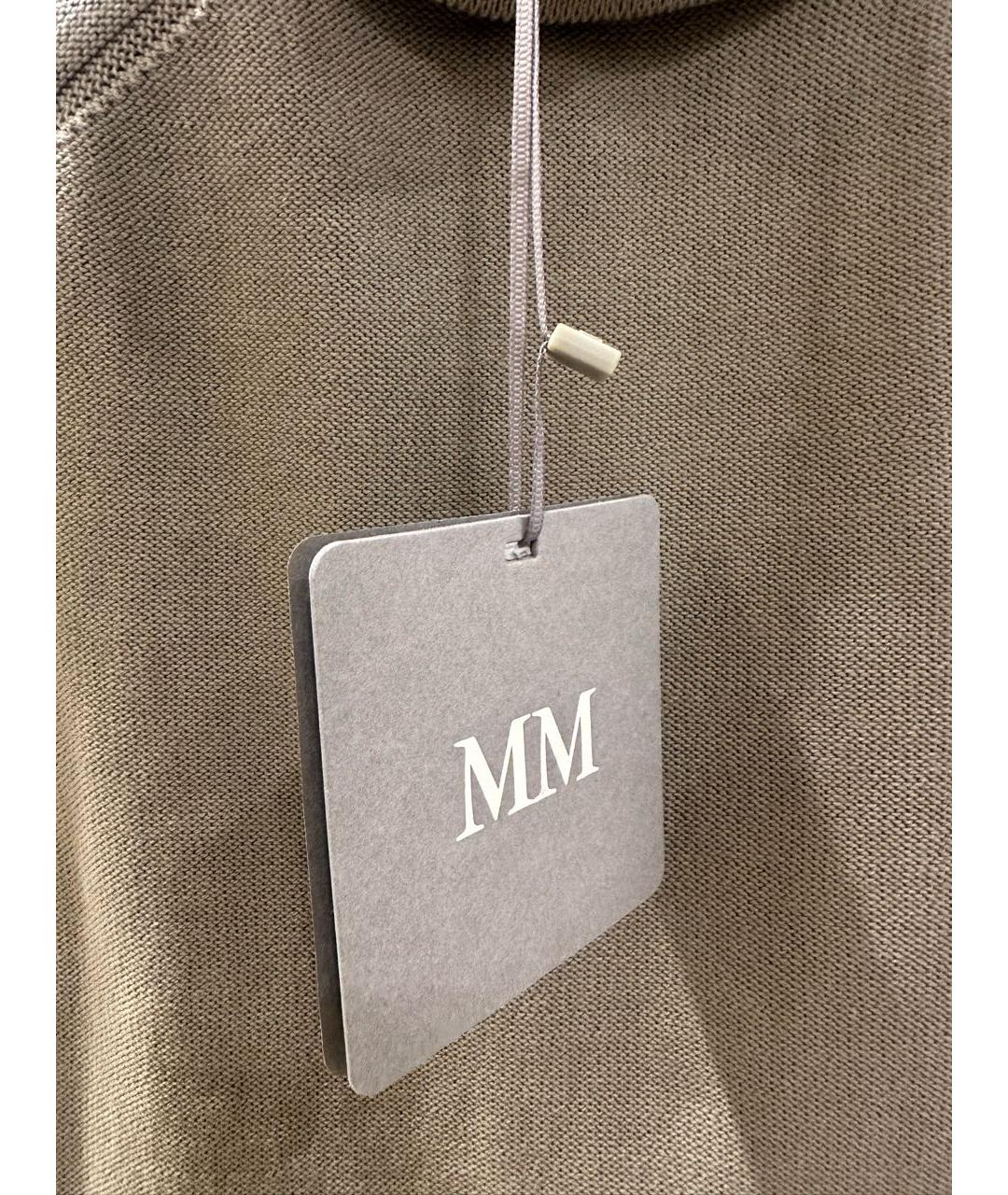 MAX MARA Хаки хлопковая футболка, фото 3