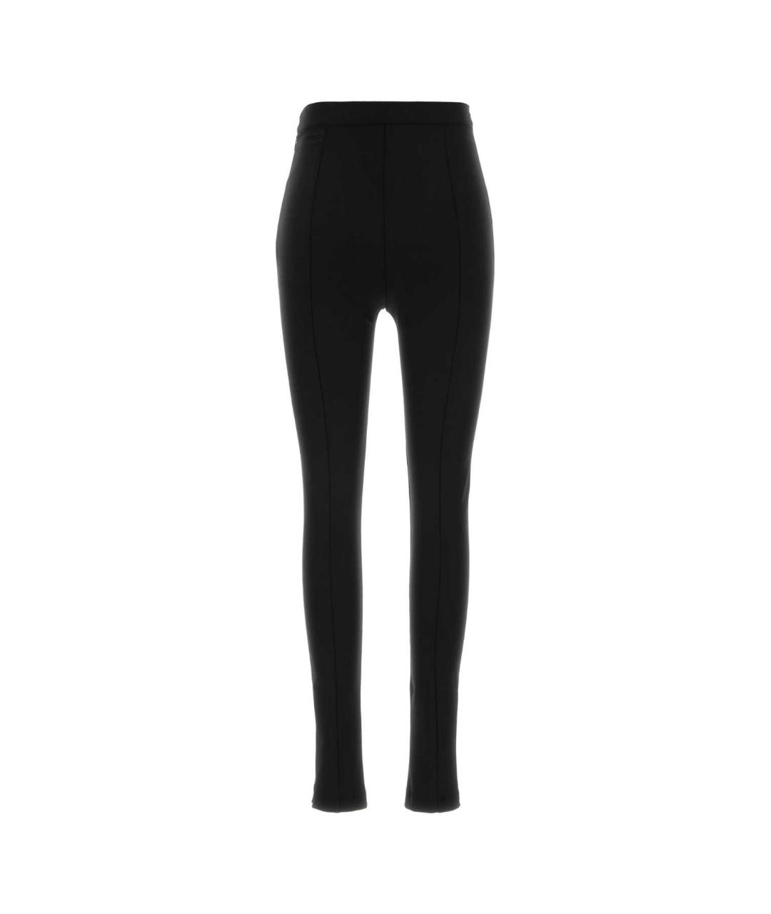 JIL SANDER Черные шерстяные брюки узкие, фото 2