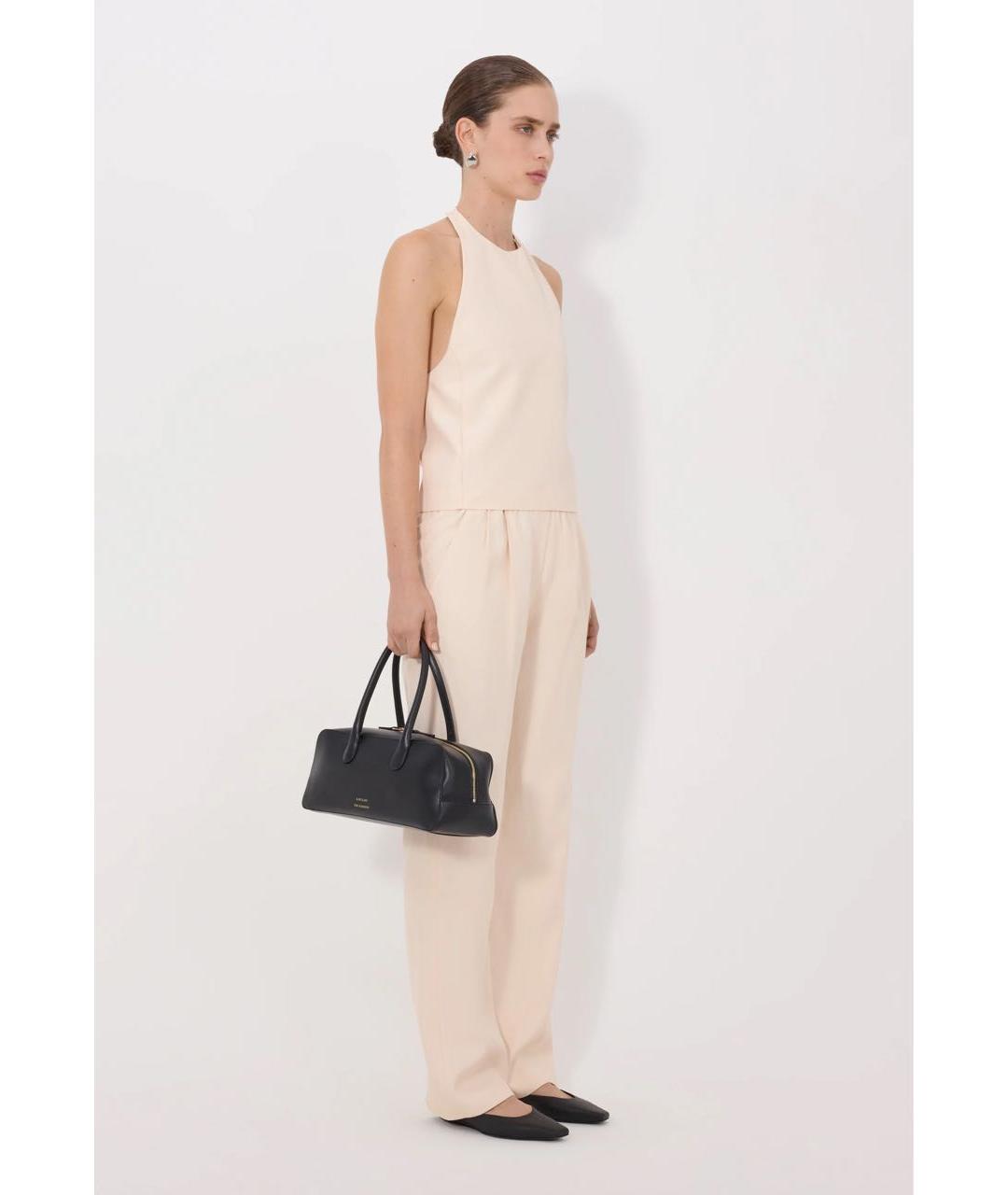 LOULOU DE SAISON Бежевая вискозная блузы, фото 5