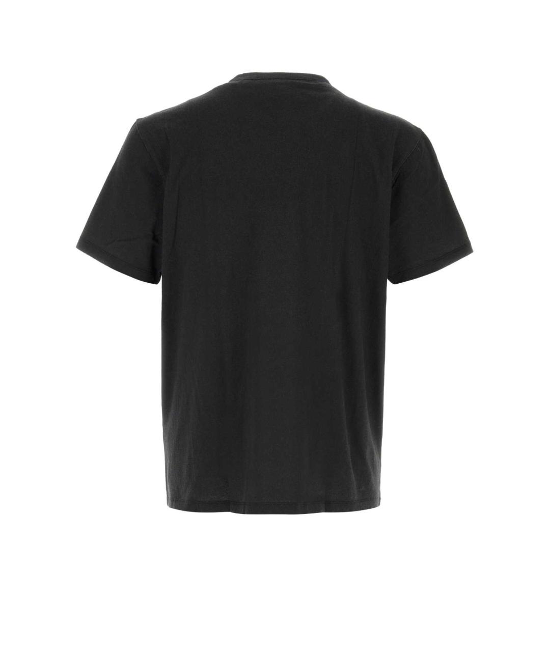 OUR LEGACY Черная хлопковая футболка, фото 2