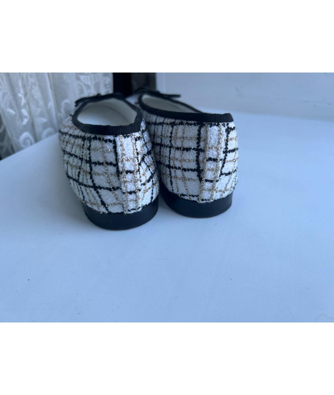 CHANEL Мульти текстильные балетки, фото 6