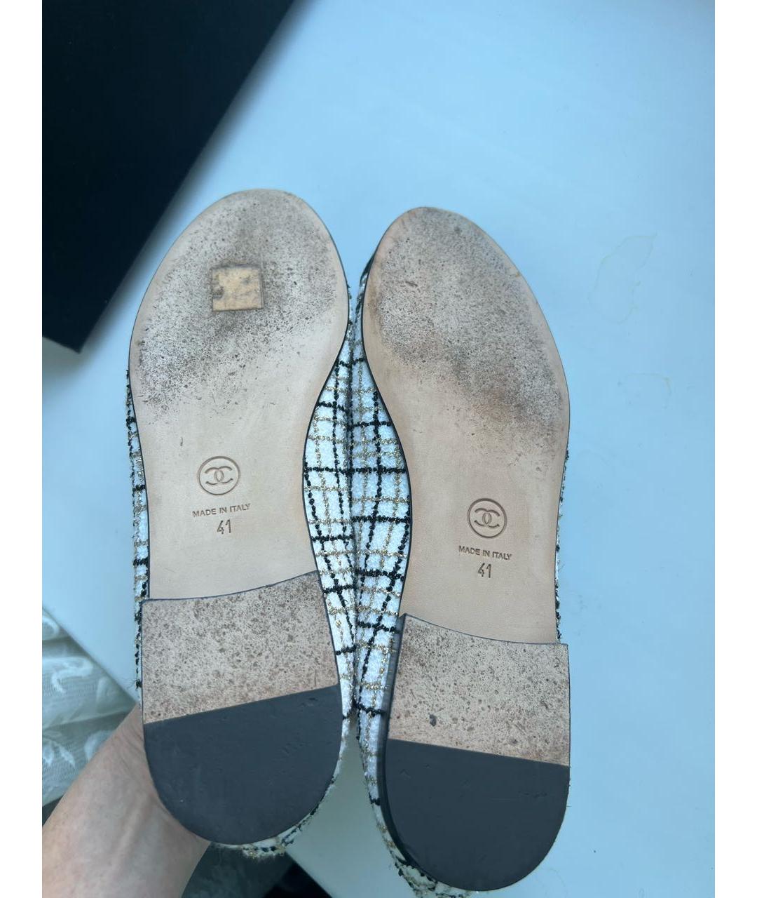 CHANEL Мульти текстильные балетки, фото 7