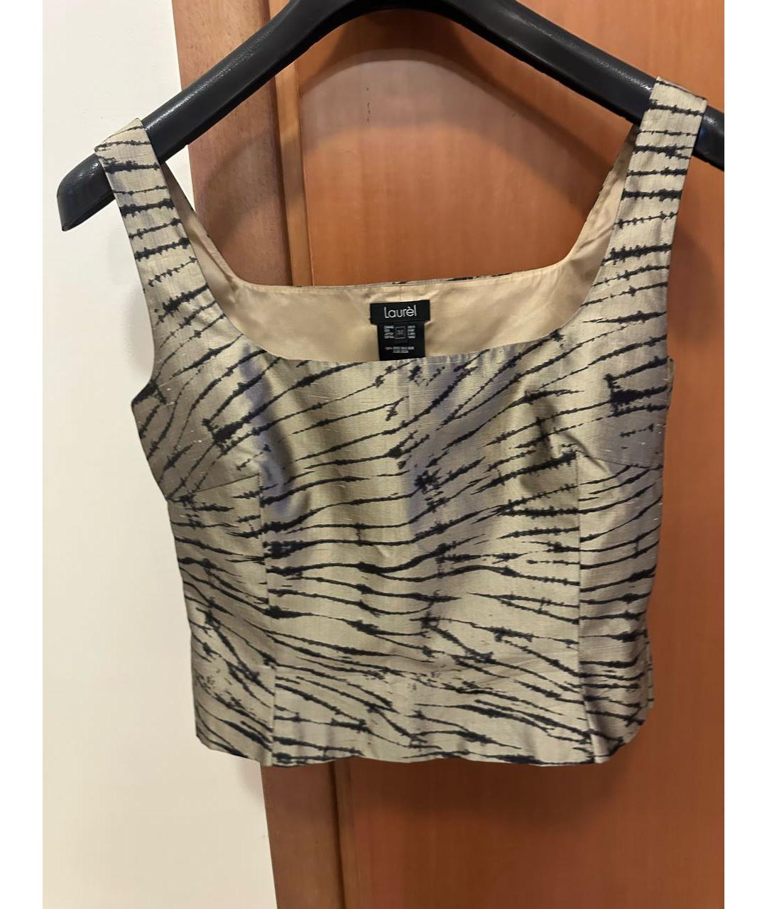 ESCADA Золотой шелковый жакет/пиджак, фото 5