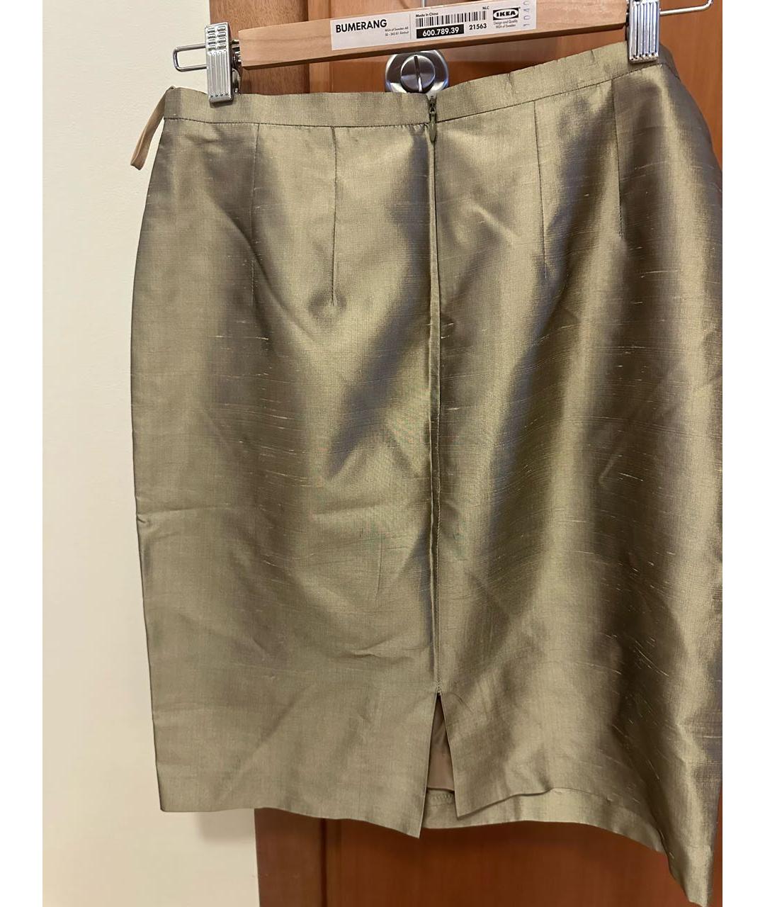 ESCADA Золотой шелковый жакет/пиджак, фото 3