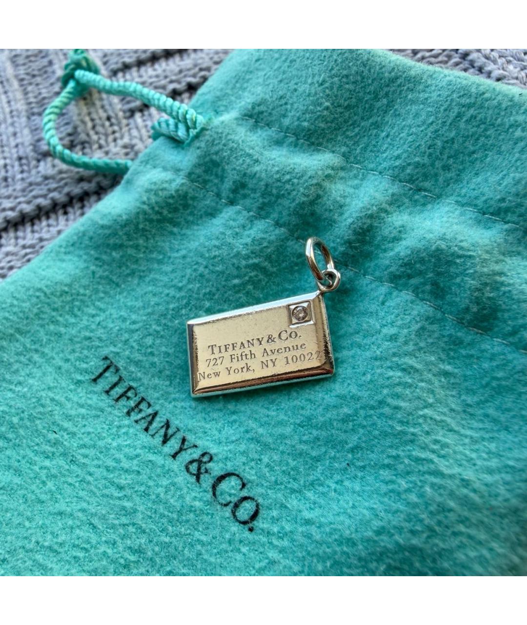 TIFFANY&CO Серебрянный серебряный кулон, фото 6