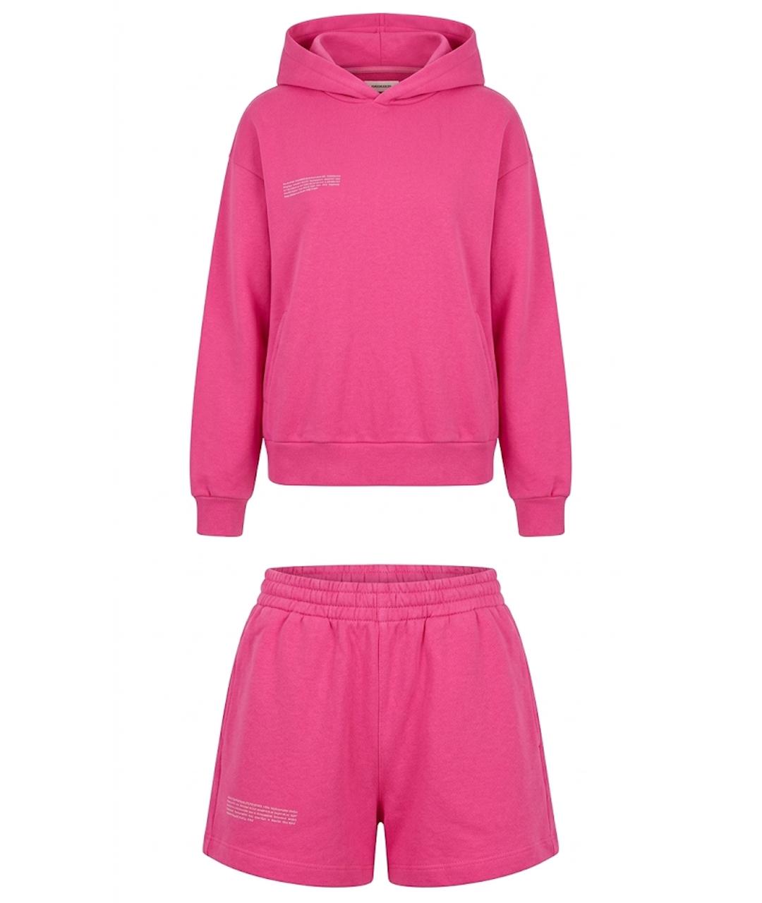 THE PANGAIA Розовый хлопковый костюм с брюками, фото 1