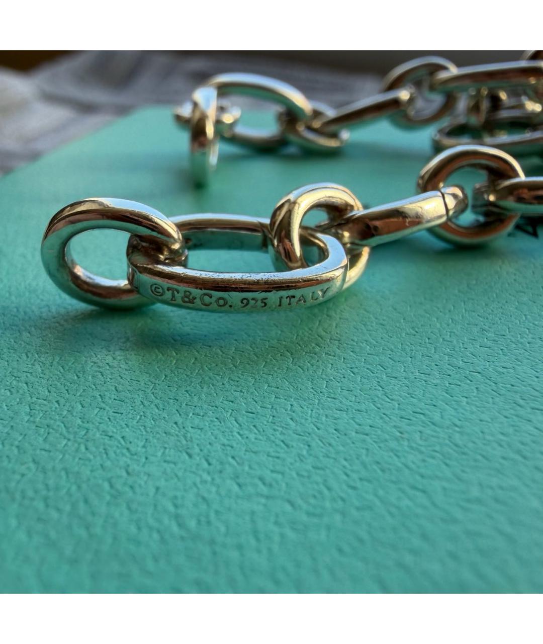 TIFFANY&CO Серебрянный серебряный браслет, фото 5
