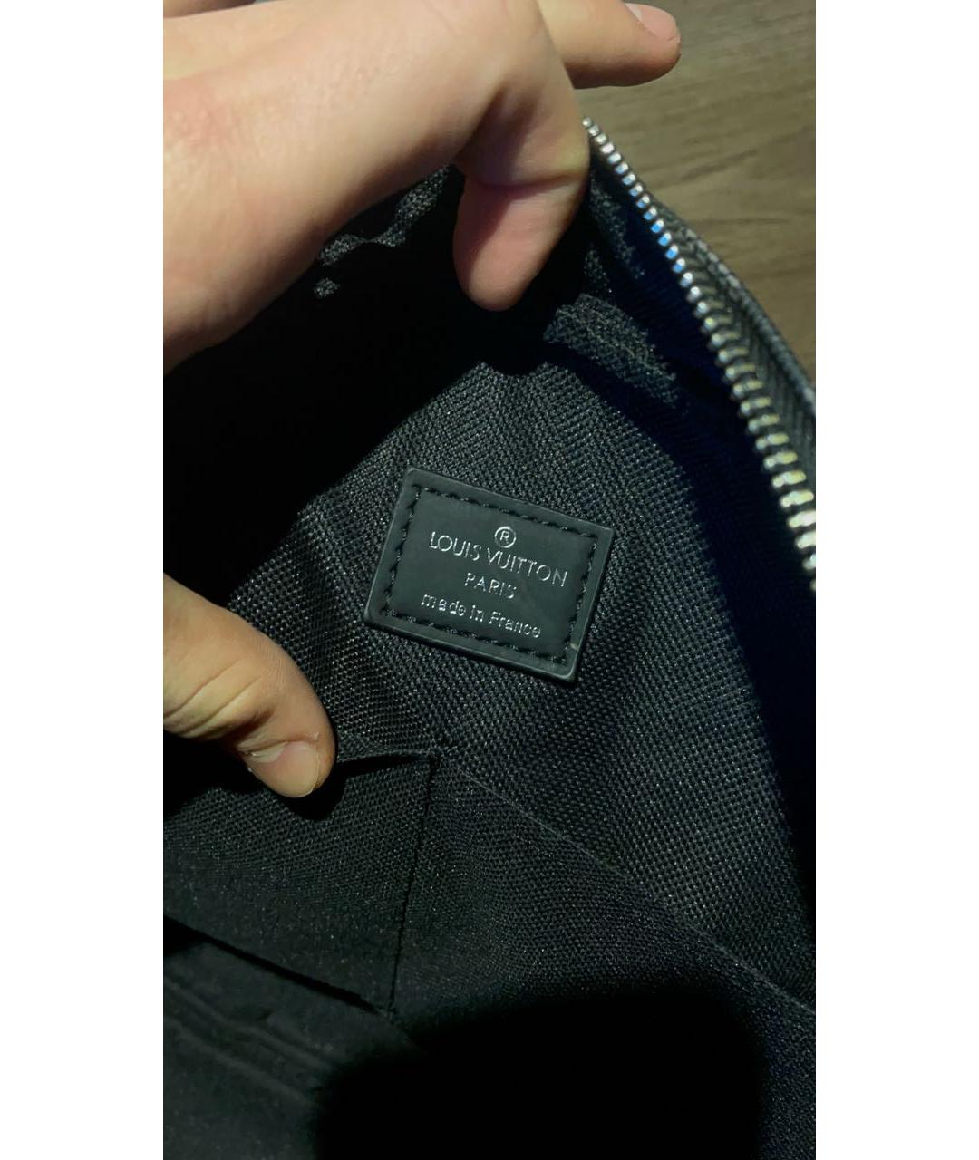 LOUIS VUITTON Черный портфель, фото 4