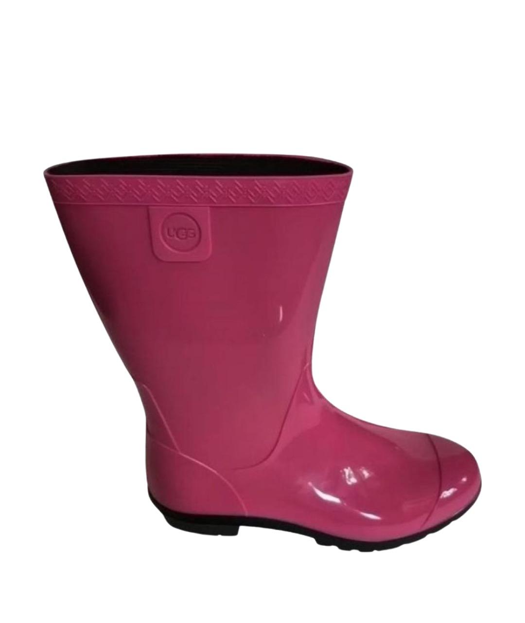 UGG AUSTRALIA Фуксия резиновые сапоги, фото 1