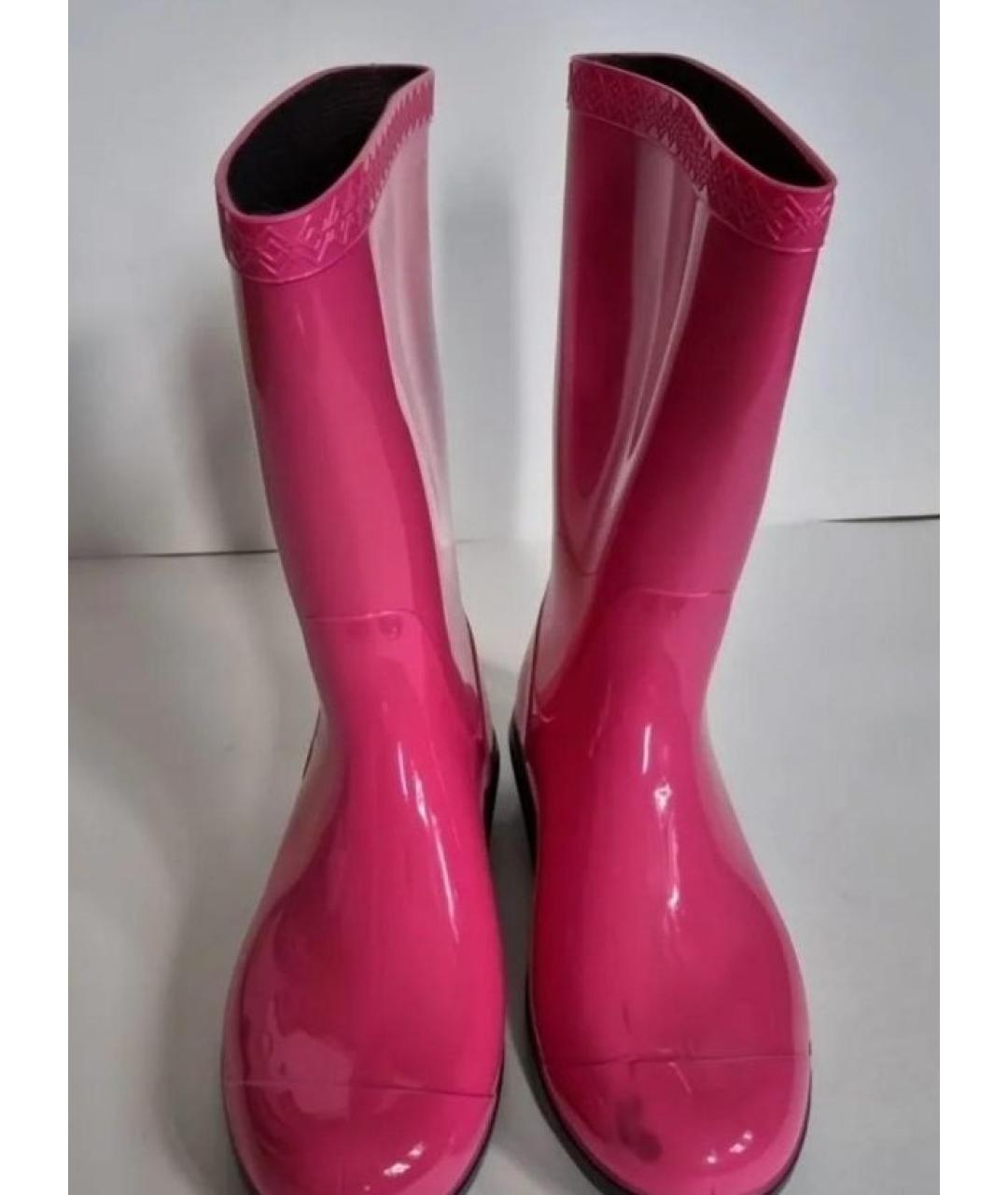 UGG AUSTRALIA Фуксия резиновые сапоги, фото 3