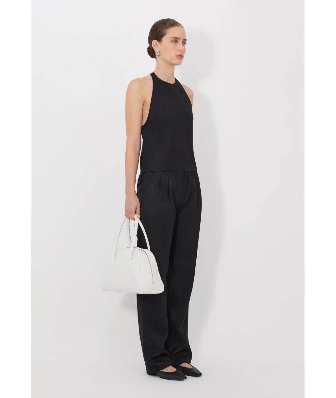 LOULOU DE SAISON Черная вискозная блузы, фото 2