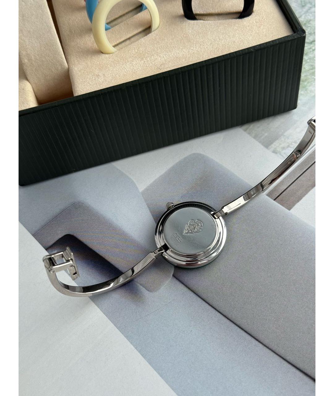 GUCCI Серебряные стальные часы, фото 3