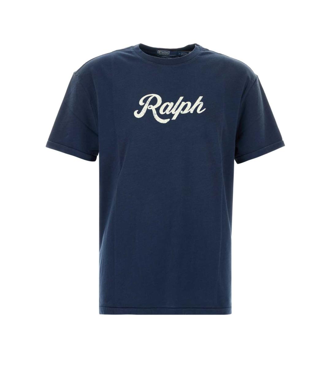 POLO RALPH LAUREN Синяя хлопковая футболка, фото 1