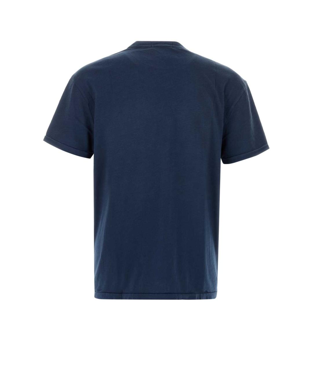 POLO RALPH LAUREN Синяя хлопковая футболка, фото 2