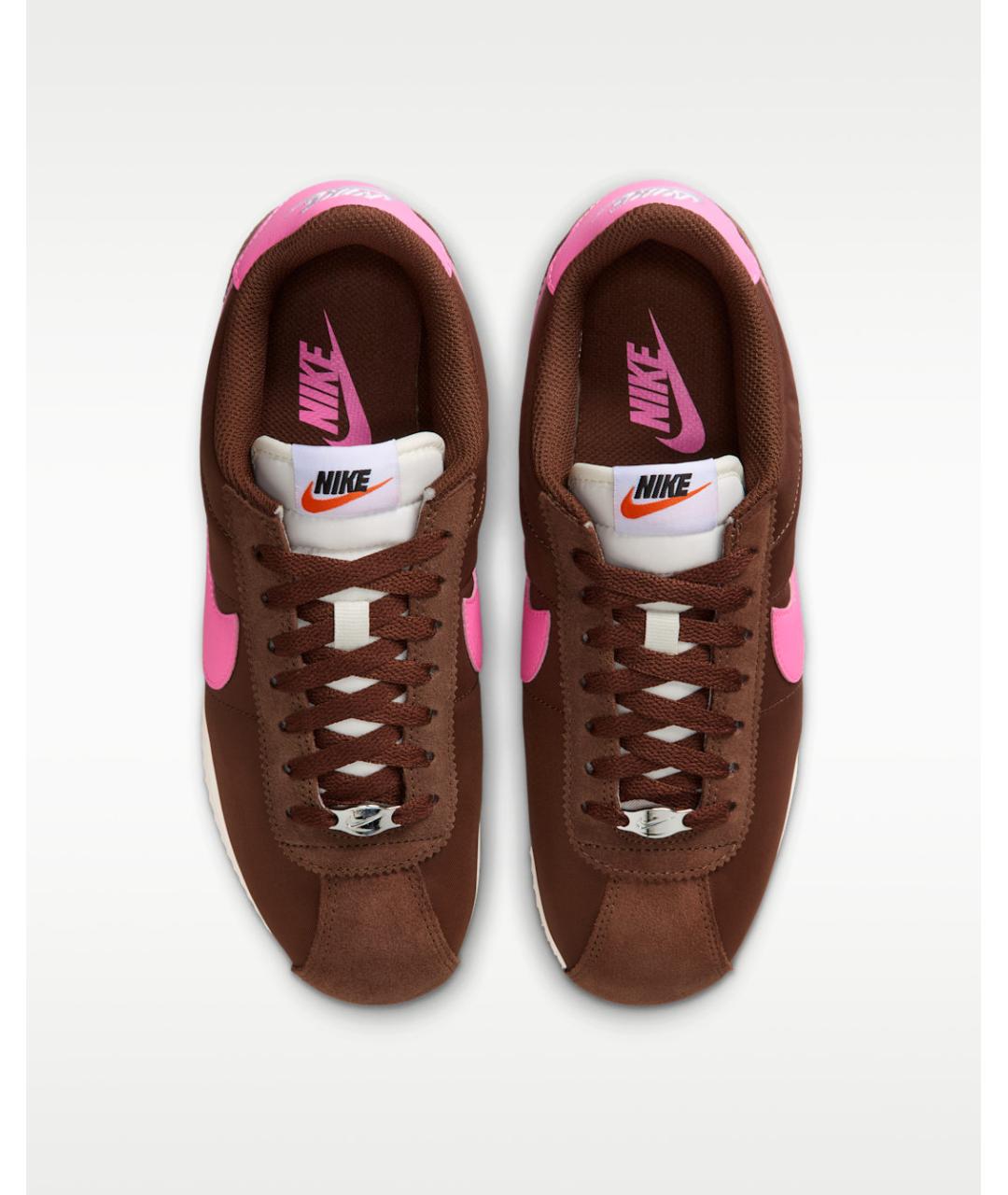 NIKE Коричневые текстильные кроссовки, фото 3