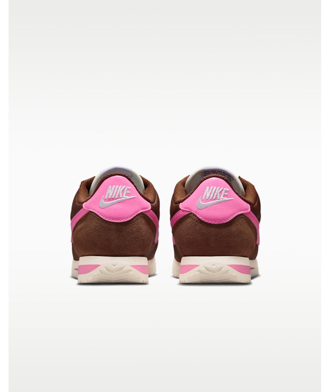 NIKE Коричневые текстильные кроссовки, фото 4