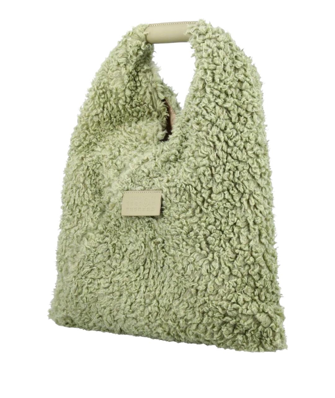 MM6 MAISON MARGIELA Зеленая сумка тоут, фото 1