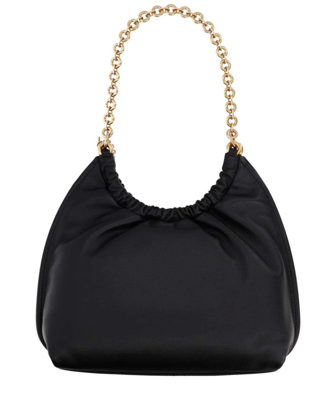 MICHAEL KORS Черная кожаная сумка через плечо, фото 2