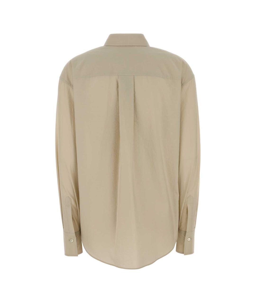 BRUNELLO CUCINELLI Бежевая хлопковая рубашка, фото 2