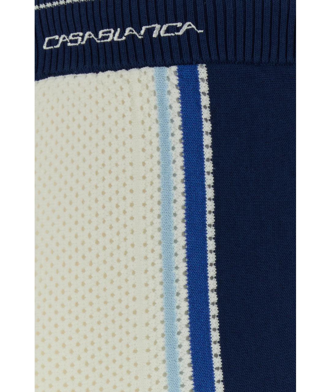 CASABLANCA Белые хлопковые шорты, фото 3