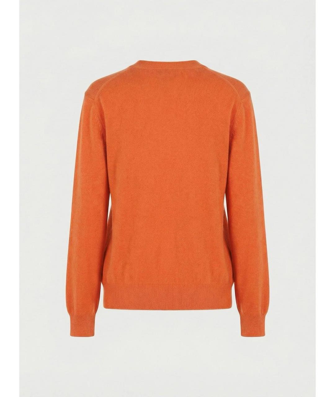 FENDI Оранжевый кашемировый джемпер / свитер, фото 2