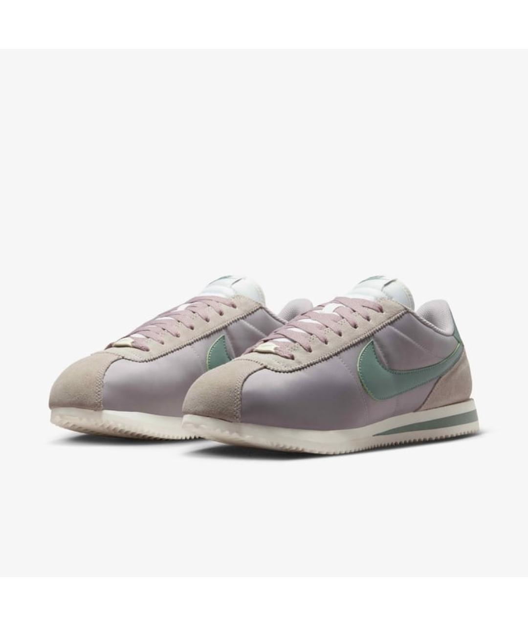 NIKE Серые текстильные низкие кроссовки / кеды, фото 2