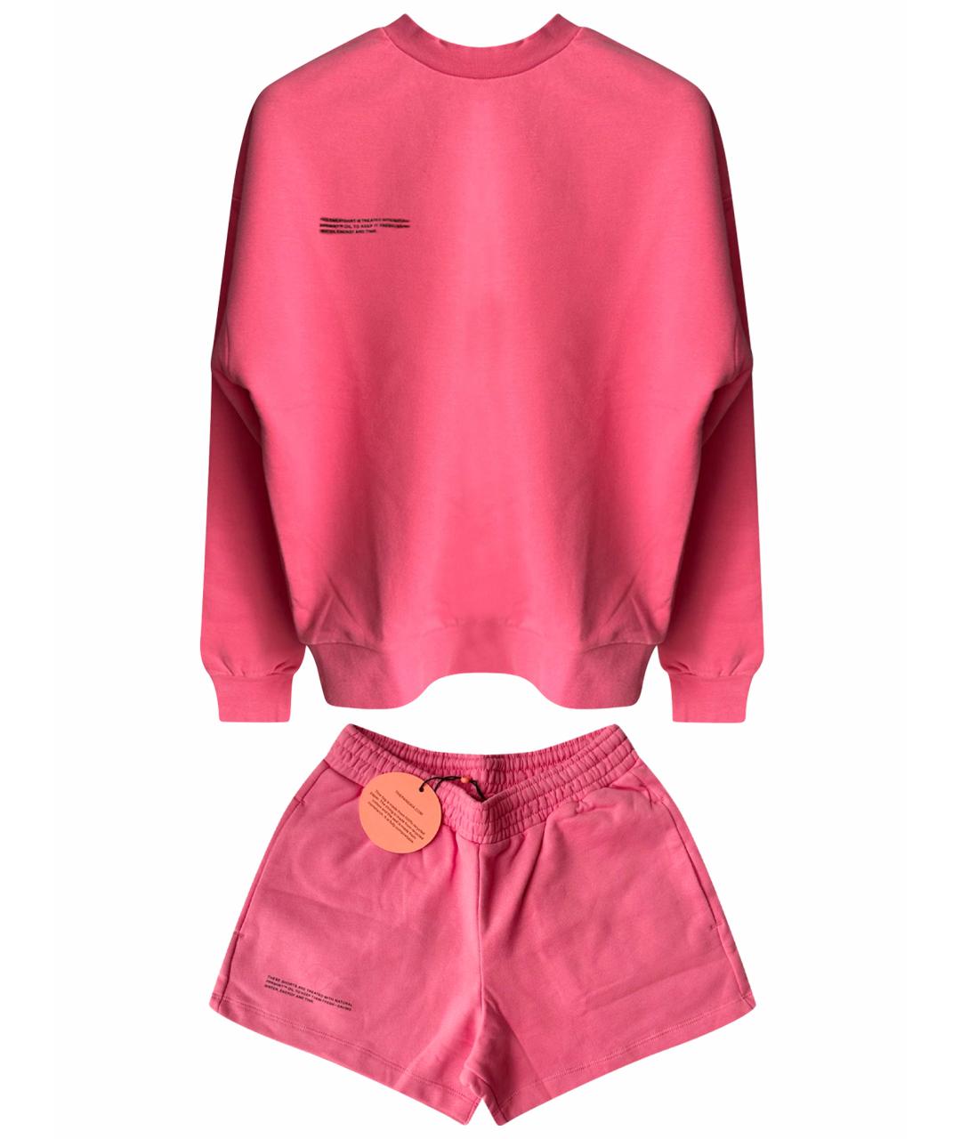 THE PANGAIA Фуксия хлопковый костюм с брюками, фото 1