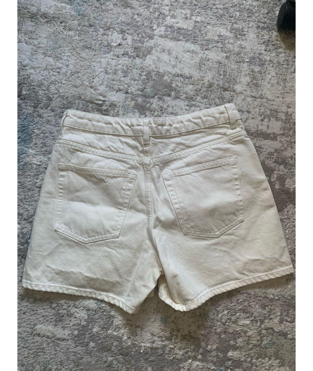 ARKET Бежевые деним шорты, фото 7