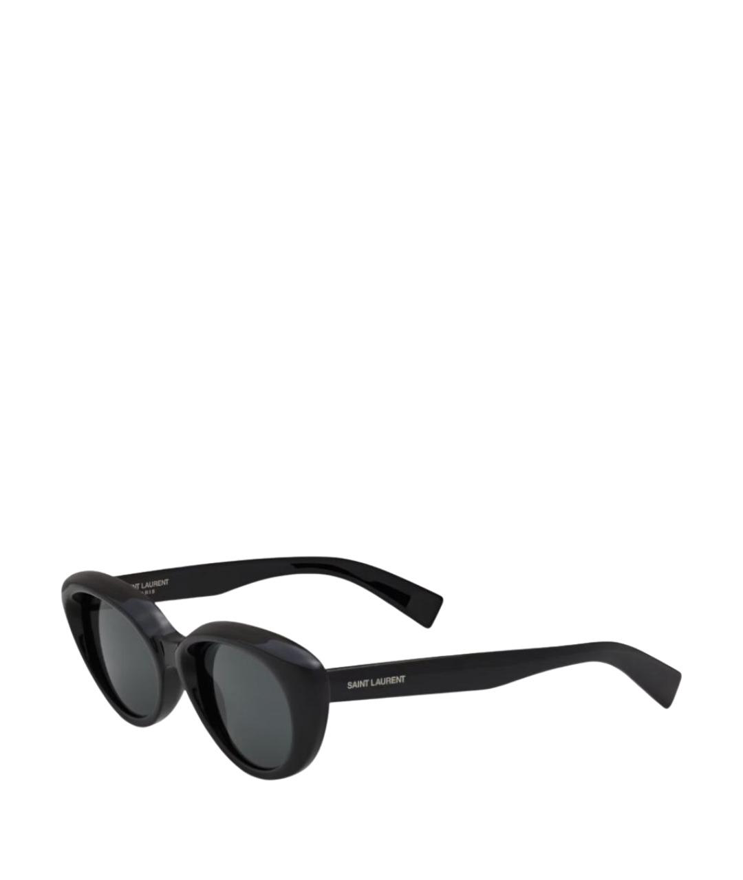 SAINT LAURENT Черные пластиковые солнцезащитные очки, фото 1