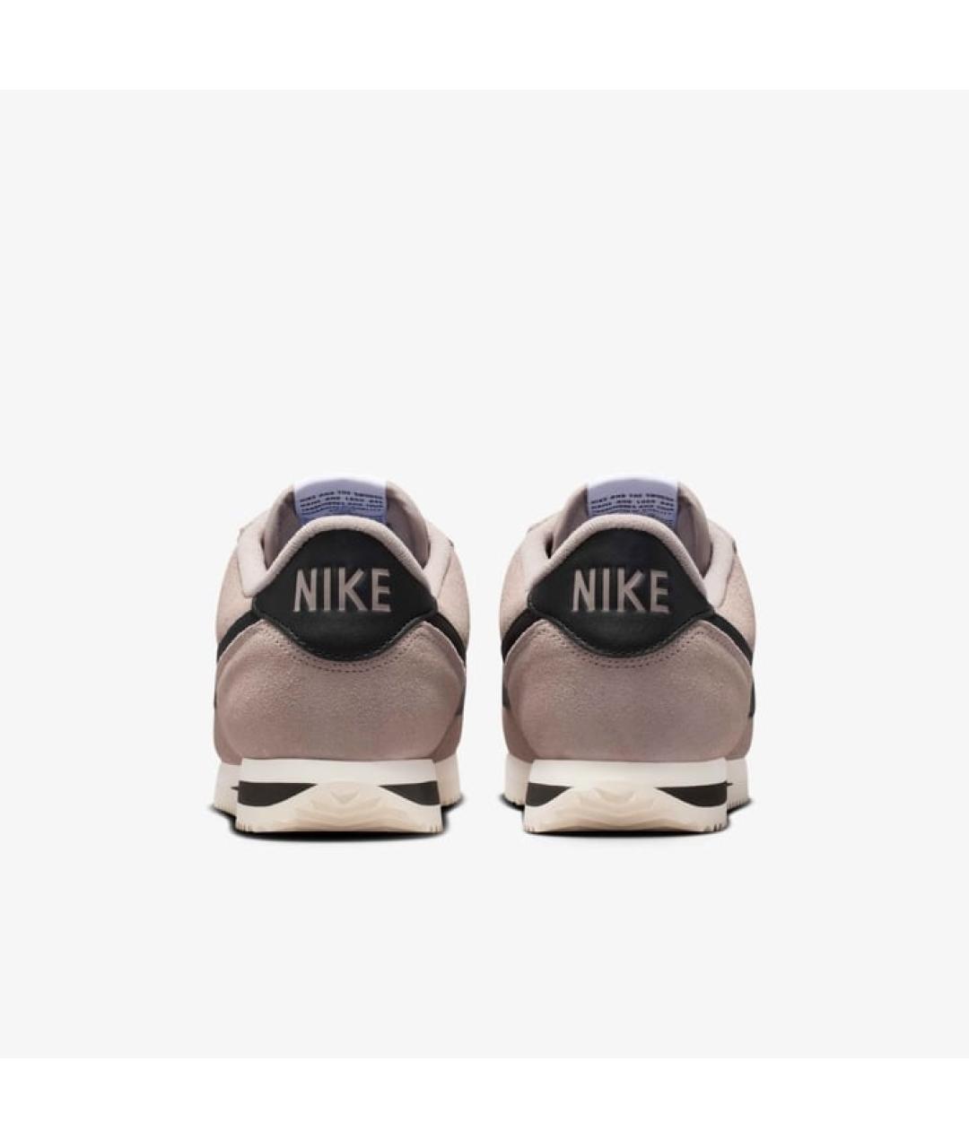 NIKE Бежевые замшевые кроссовки, фото 4