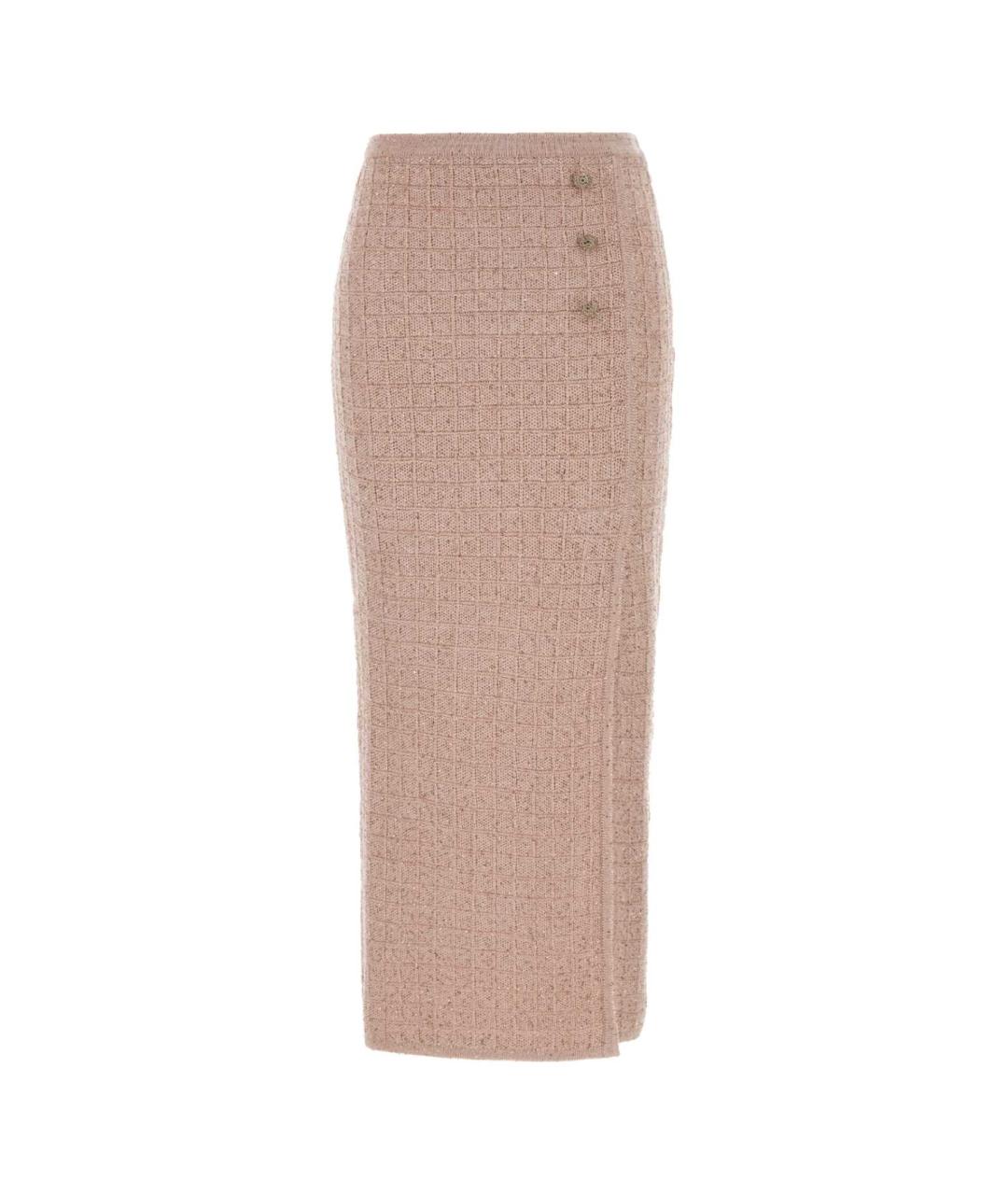 ALESSANDRA RICH Розовая полиэстеровая юбка миди, фото 1