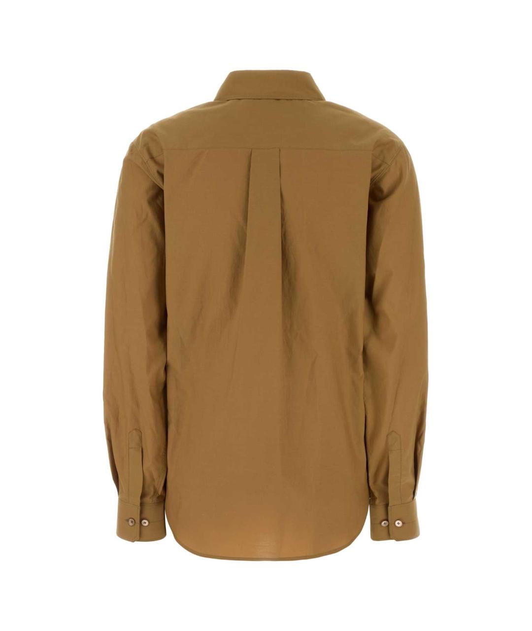 LEMAIRE Коричневая хлопковая рубашка, фото 2