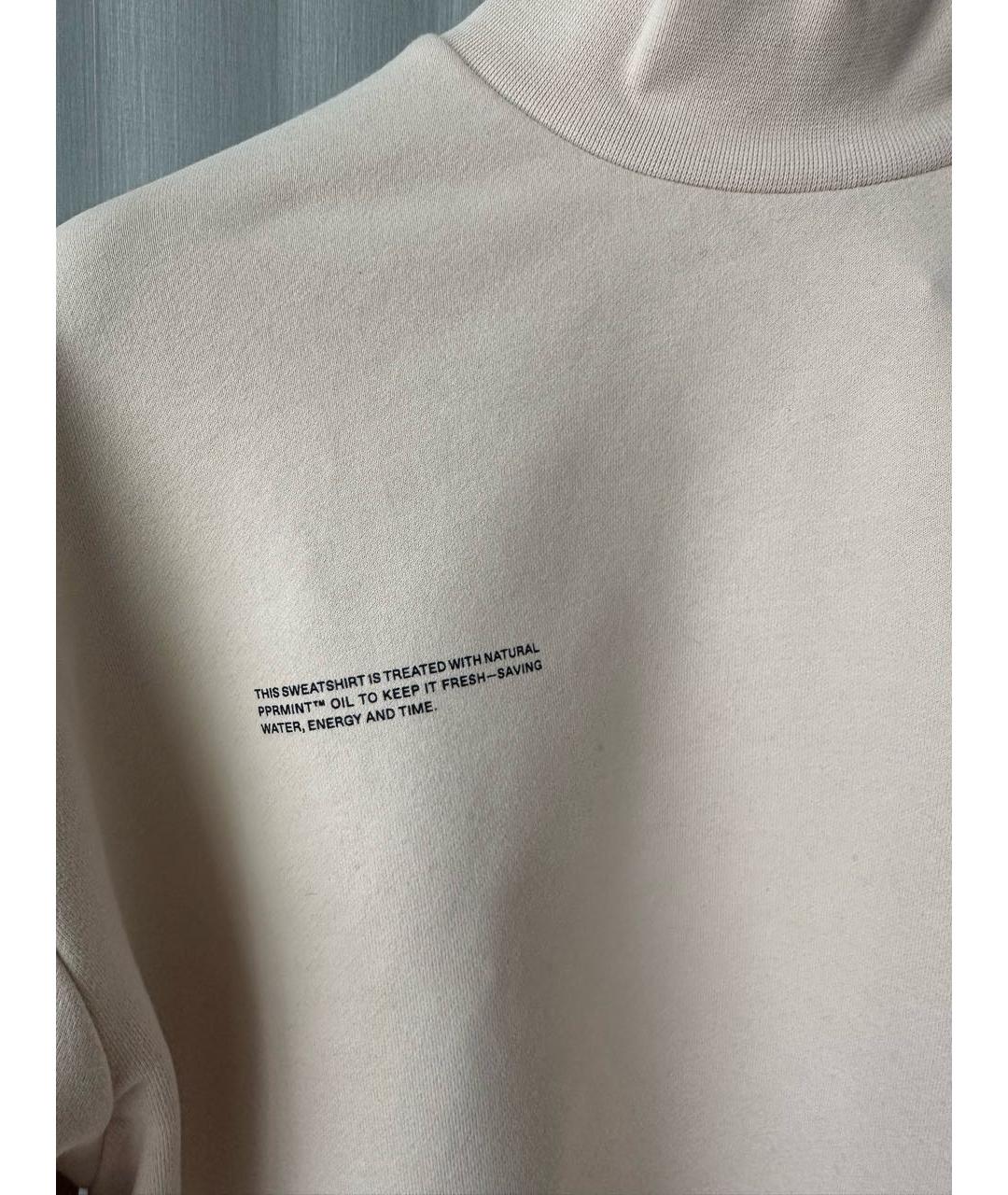 THE PANGAIA Бежевый хлопковый костюм с брюками, фото 4