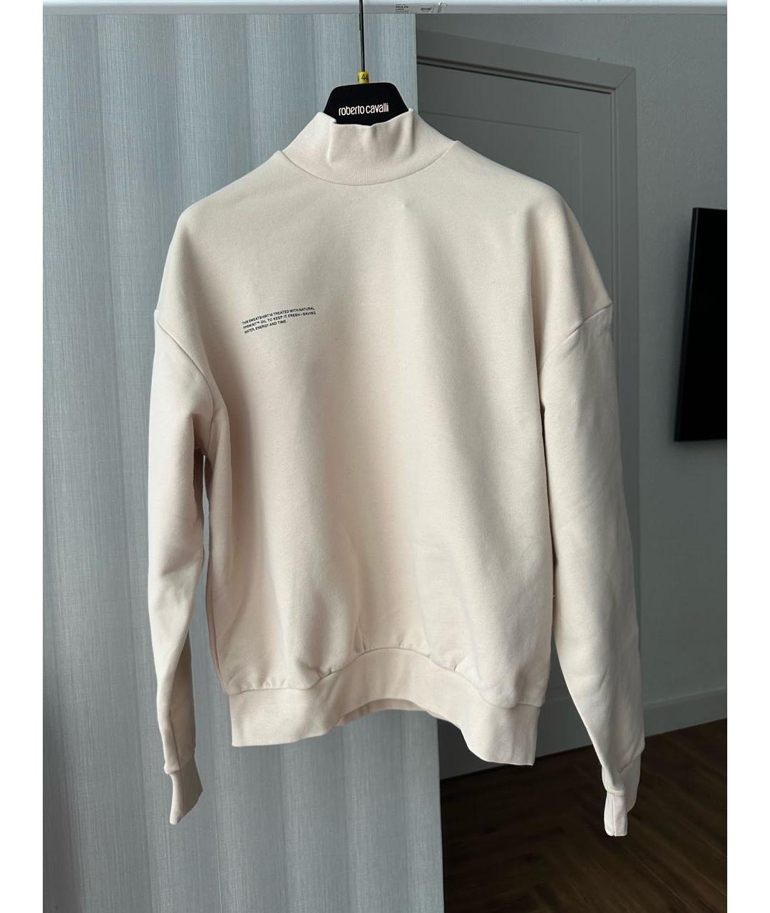 THE PANGAIA Бежевый хлопковый костюм с брюками, фото 7