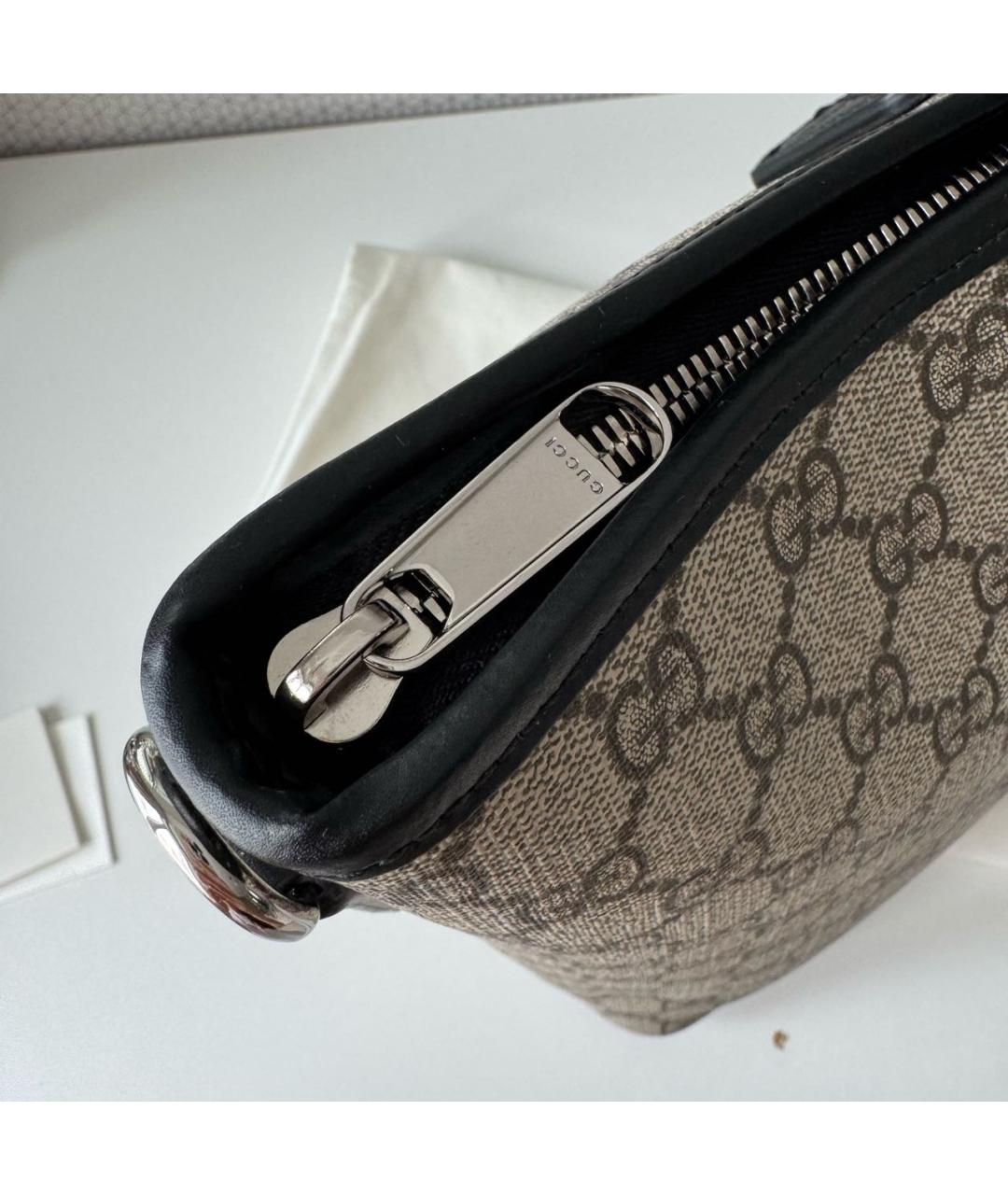 GUCCI Бежевая сумка тоут, фото 7