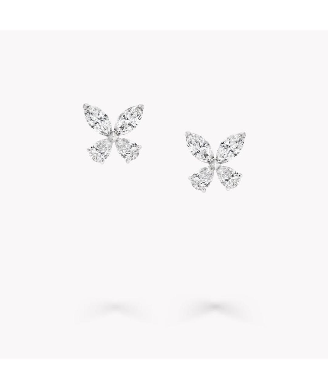 GRAFF Серебряные серьги из белого золота, фото 4