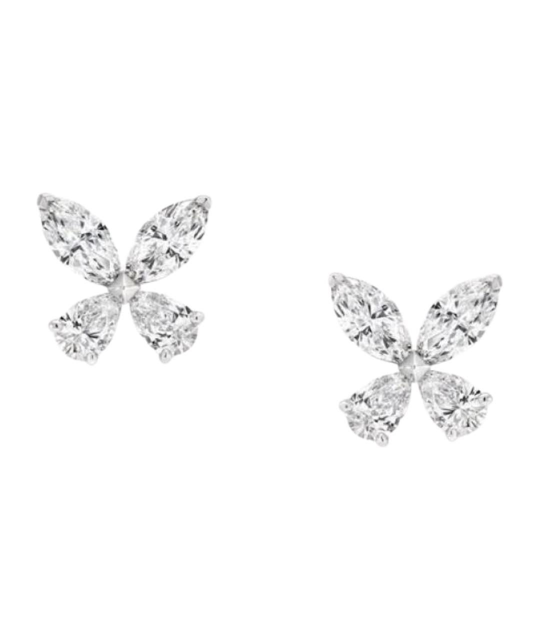 GRAFF Серебряные серьги из белого золота, фото 1