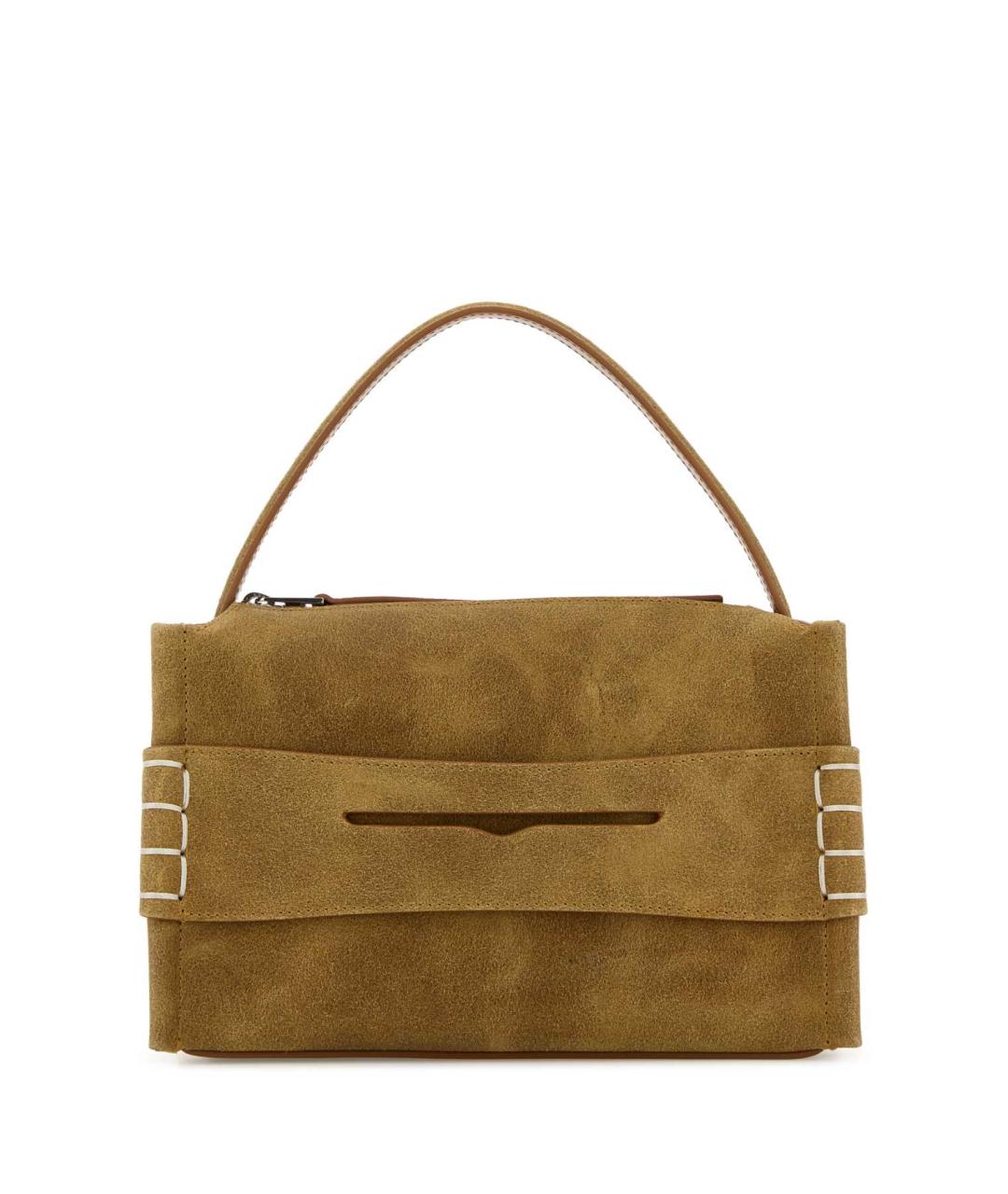 J.W.ANDERSON Бежевая замшевая сумка через плечо, фото 1