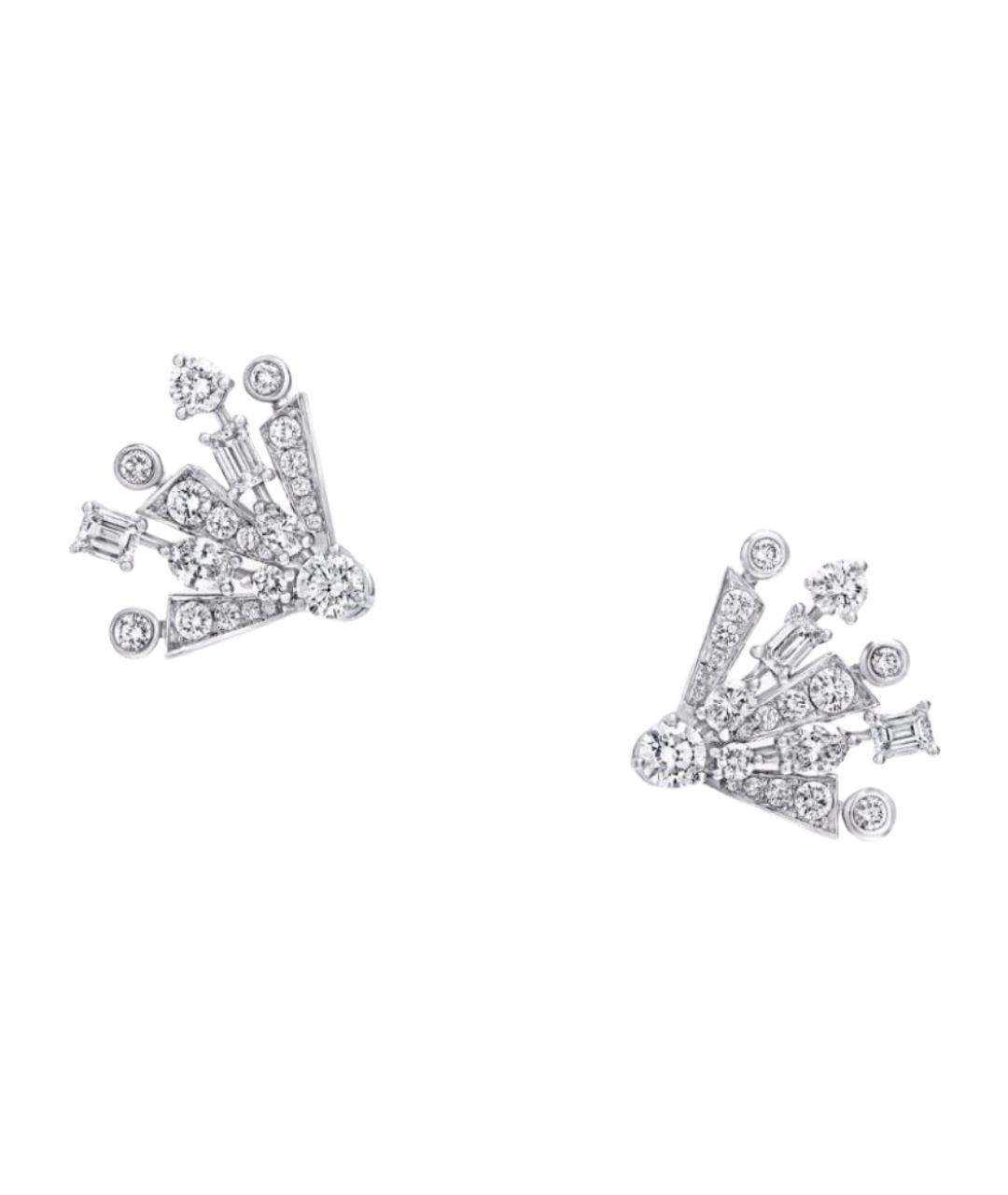 GRAFF Серебряные платиновые серьги, фото 1