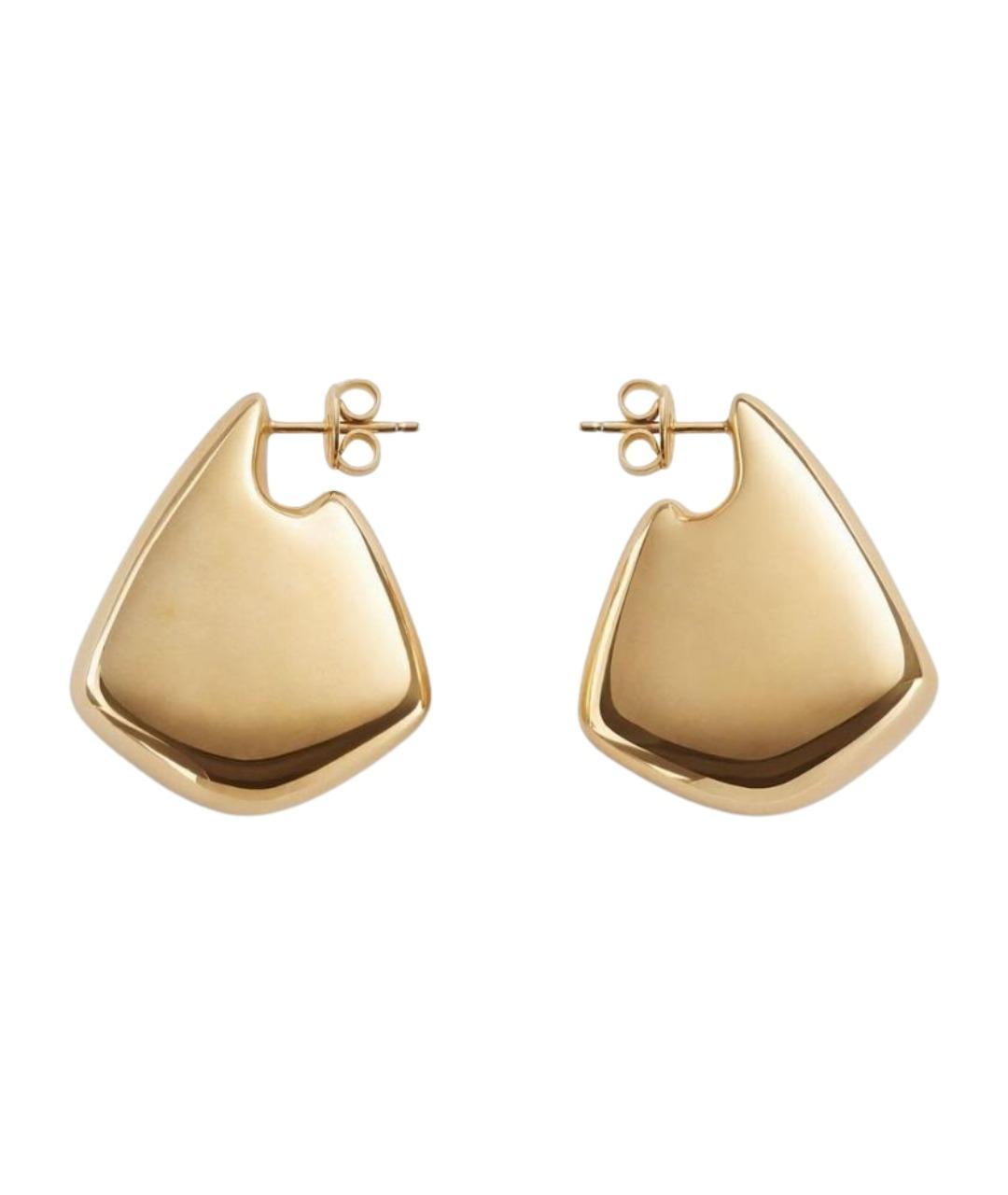 BOTTEGA VENETA Золотые серебряные серьги, фото 1