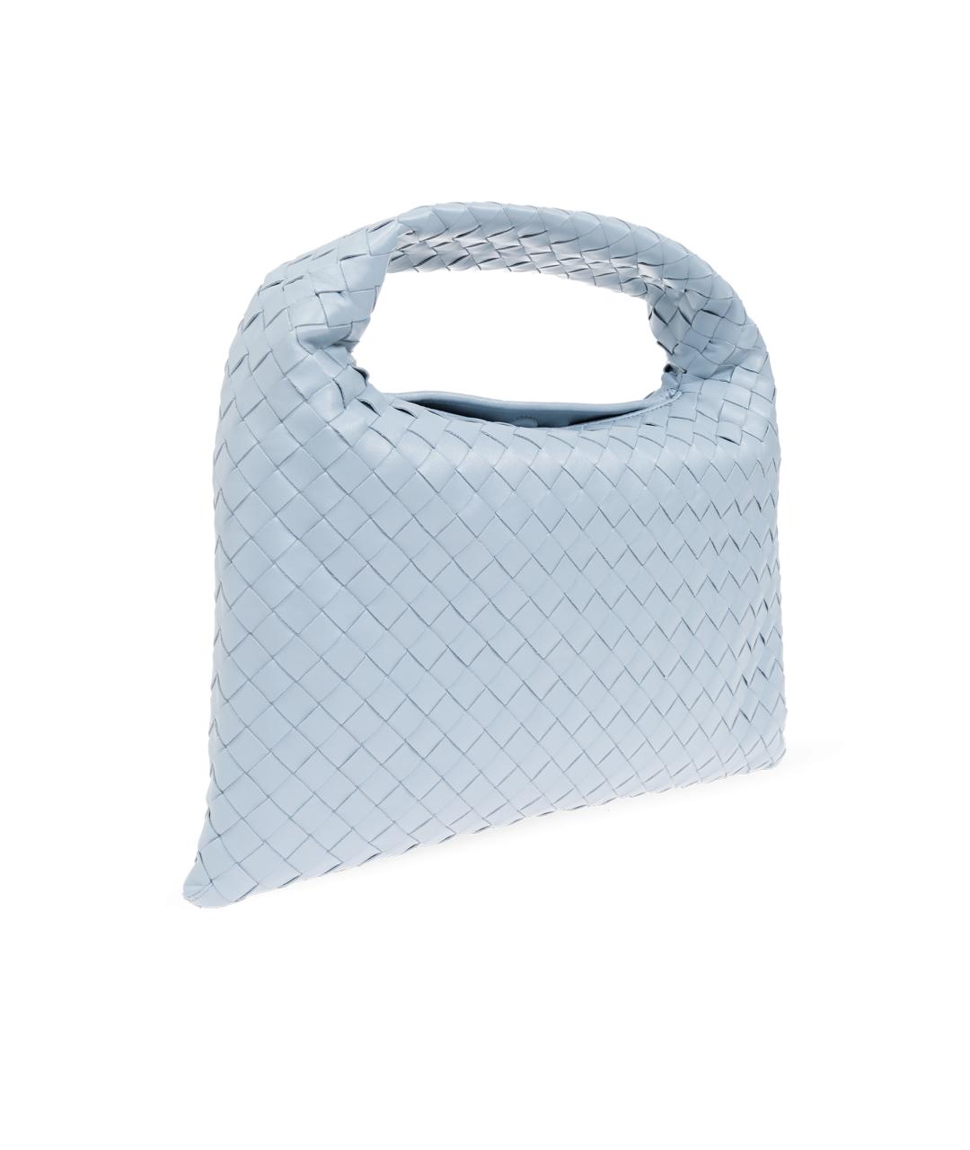 BOTTEGA VENETA Голубая кожаная сумка тоут, фото 3