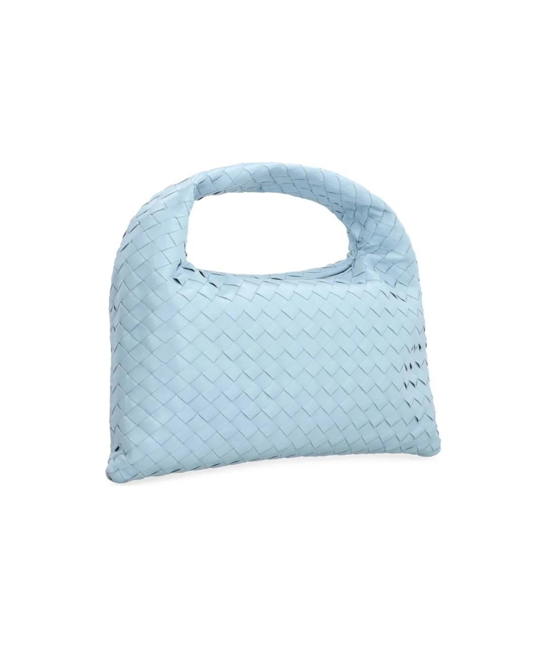 BOTTEGA VENETA Голубая кожаная сумка тоут, фото 2