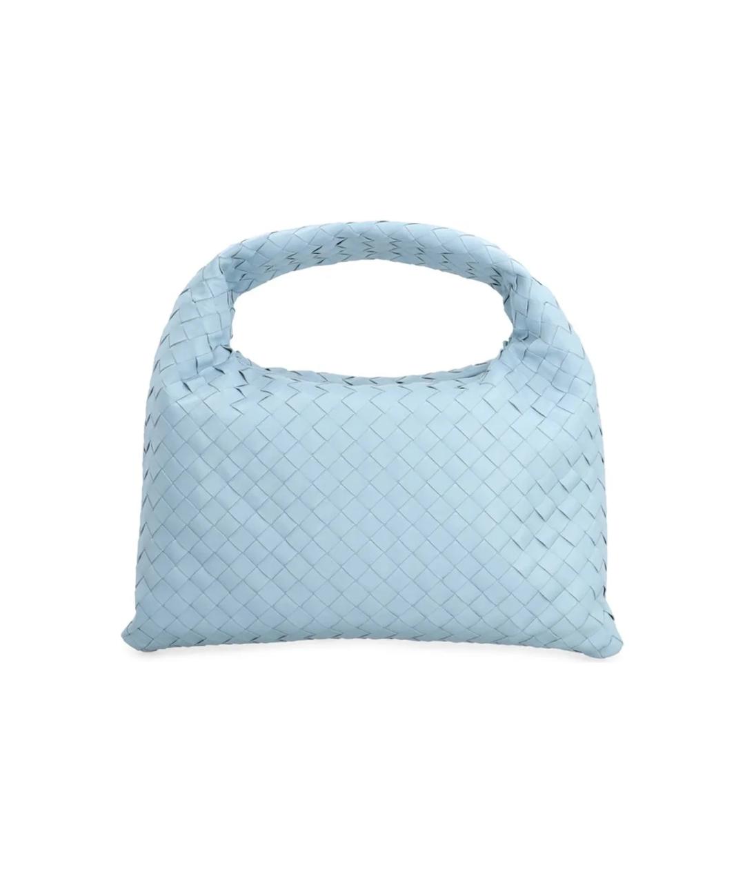 BOTTEGA VENETA Голубая кожаная сумка тоут, фото 1