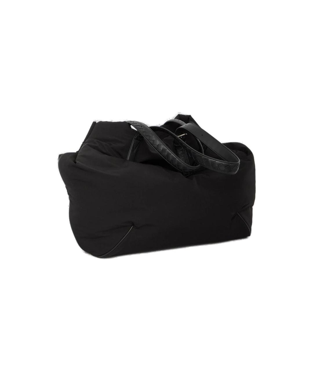 BOTTEGA VENETA Черная синтетическая сумка тоут, фото 2