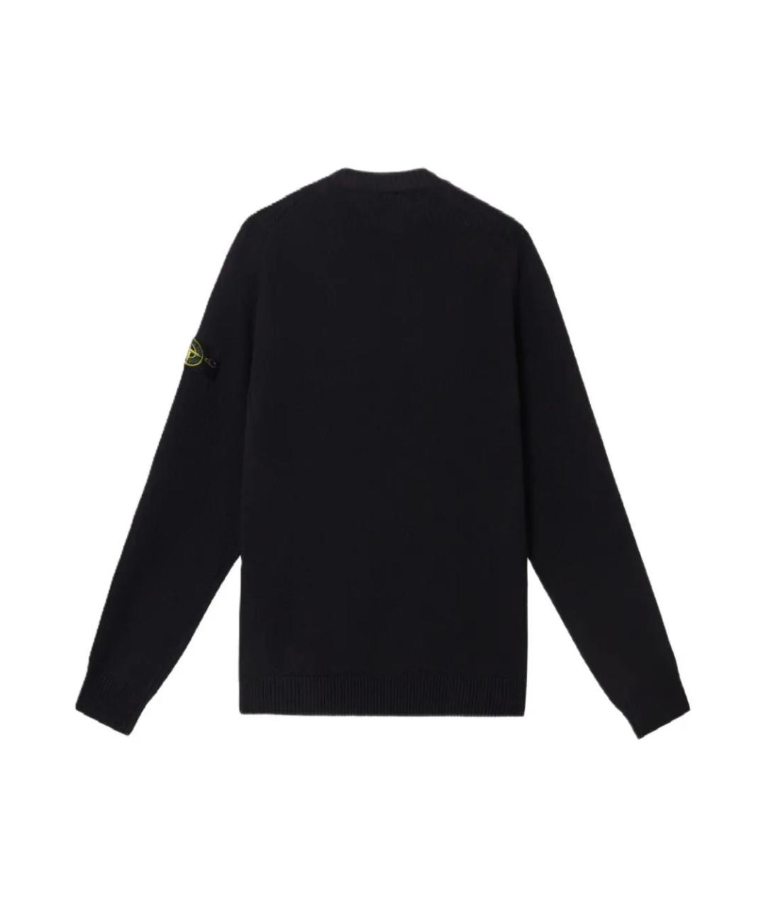 STONE ISLAND Синий хлопковый джемпер / свитер, фото 4