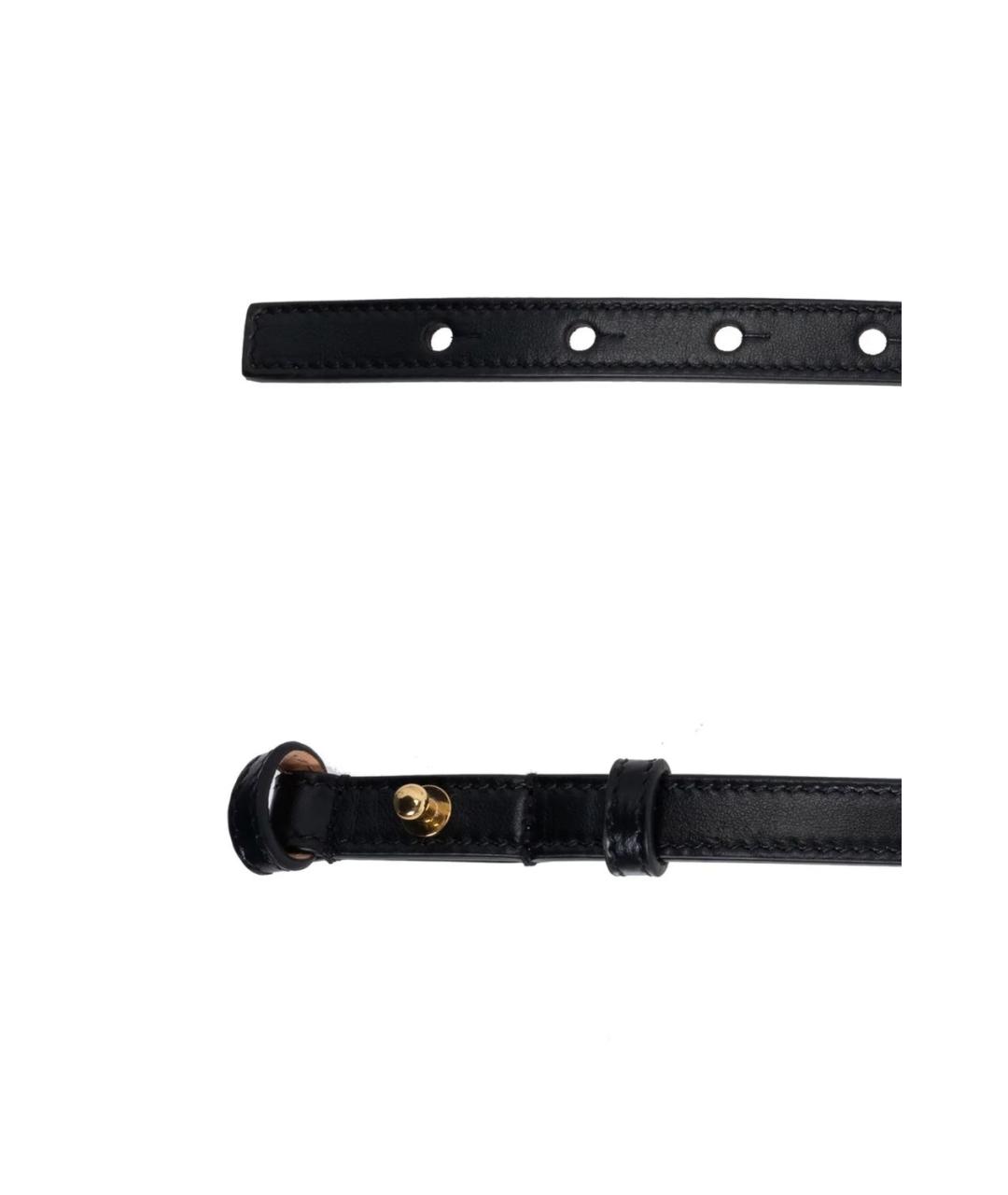 CHLOE Черный кожаный ремень, фото 3